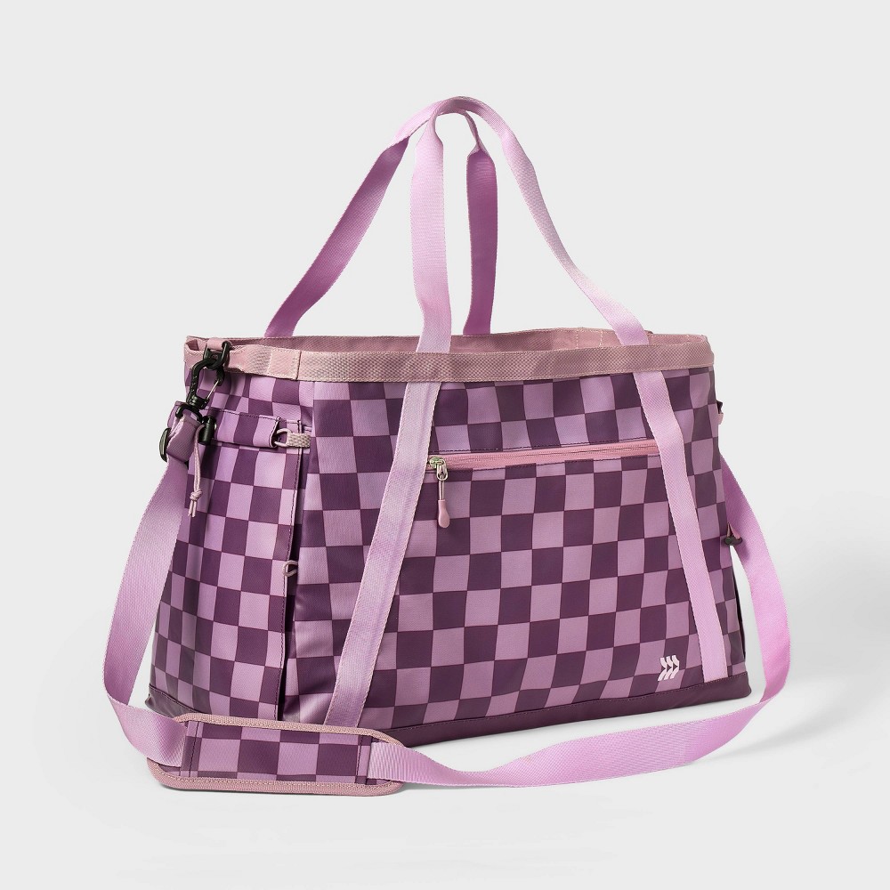 45L Gear Hauler Tote Bag - All In Motion™ Purple Checkered
