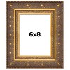 PosterPalooza | Photo Size Museum Gold Picture Frame - UV Acrylic, Foam Board Backing, Hanging Hardware - 2 of 4
