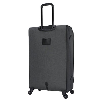 Skyline Softside Large Checked Spinner Suitcase - Gray Heather