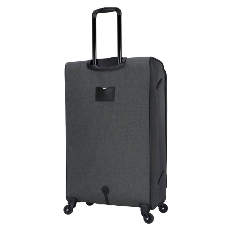 Skyline Softside Large Checked Spinner Suitcase - Gray Heather, 5 of 10