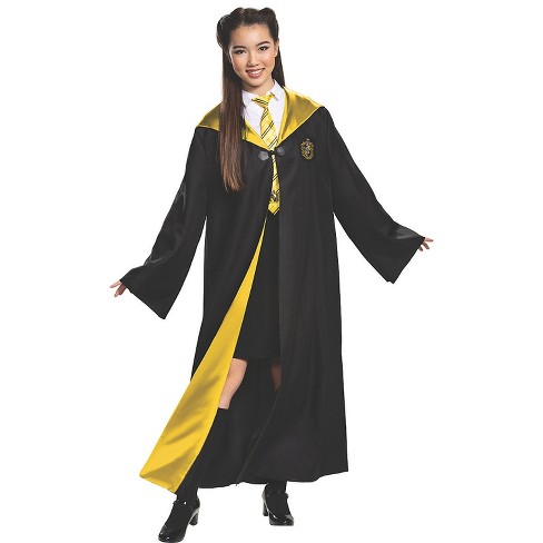 Disguise Adult Harry Potter Hufflepuff Deluxe Robe Costume - Size XX Large