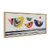 Kate and Laurel Sylvie Family Tree 4 Birds Framed Canvas by Rachel Lee of My Dream Wall - 2 of 4