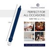 12ct 12" Indigo Unscented Dripless Classic Taper Candle - Colonial Candle - 3 of 3