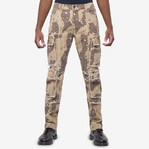 RAW X Men's Multi Cargo Pocket Denim Pants - 1 of 4