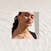 EVRY JEWELS WATERPROOF Gold or Silver Plated Stainless Steel Gatsby Necklace - 2 of 3