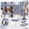 45in Cat Tree Tower with Big Condo for Indoor Cats,Cat Tower with Scratching Post,Scratching Board and Cat Toys - 4 of 4
