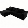 104" Cloud Corduroy L-Shaped Sectional Sofa with Chaise - 4 of 4