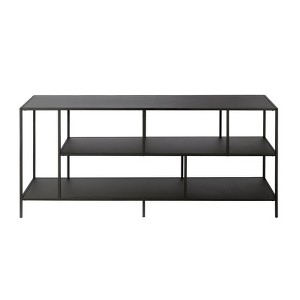 Three-Shelf TV Stand in Black - Henn&Hart - 1 of 4