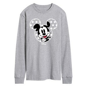 Men's - Disney - Mickey Ears Long Sleeve Graphic T-Shirt - 1 of 3