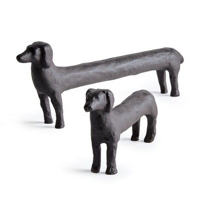 Plum & Post Connley Dogs Sculptures Decorative Objects Set of 2