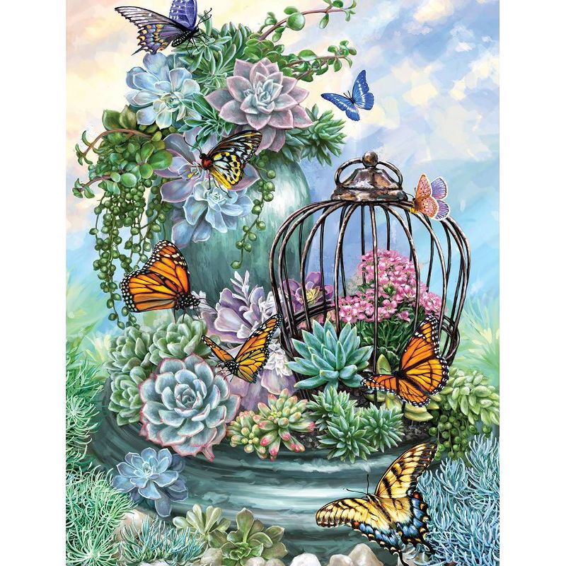 Springbrook Butterfly Bliss 500 pc Jigsaw Puzzle, 1 of 4