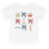 The Juniper Shop Coquette Nautical Collage Toddler Short Sleeve Tee - 2 of 4