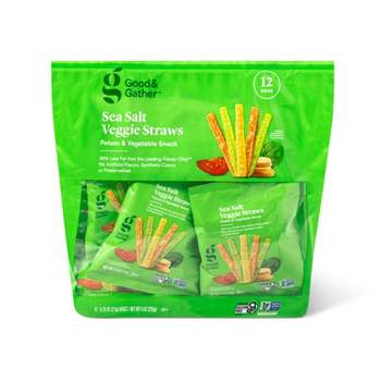 Sea Salt Veggie Straws Potato & Vegetable Snack Multipack - 12ct/.75oz - Good & Gather™