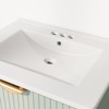 INFURNIC Vanity Tables Elegant and Functional Compact Bathroom Storage Cabinet, Modern Design for Efficient Use of Space, Light Green, 18"*48"*23" - 4 of 4