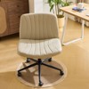Karl Home |Avocado Green Cat Claw Leather Adjustable Height Swivel Office Chair - 2 of 4