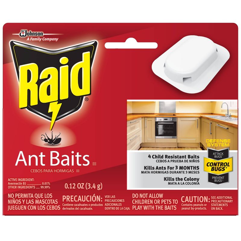 Raid Ant Baits - 0.12oz/4ct, 3 of 6