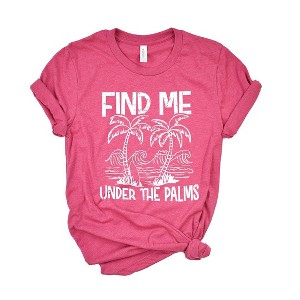 Simply Sage Market Women's Find Me Under The Palms Short Sleeve Graphic Tee - 1 of 3