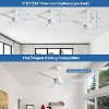 Modern Ceiling Fans without Lights 52 Inch Ceiling Fan No Light with Remote Outdoor Ceiling Fans for Patios Bedroom DC Motor Reversible 3 Blades Timer - 3 of 4