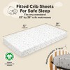 KeaBabies Lyra Muslin Crib Sheets for Boys, Girls, 2pk 52x28 Cotton Baby Crib Mattress Sheets Fitted, Soft, Breathable - 4 of 4