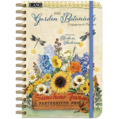 2022 Engagement Planner Spiral Garden Botanicals - Lang