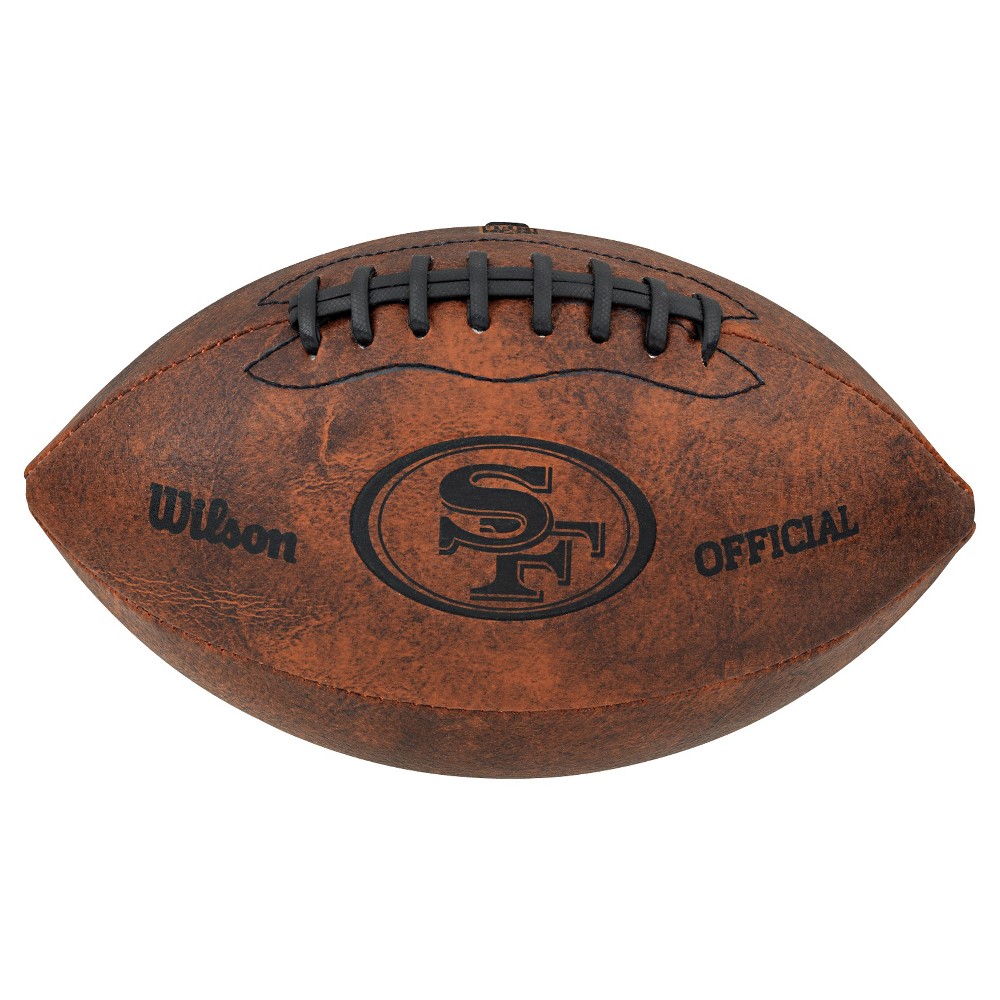 UPC 883813709267 product image for San Francisco 49ers Wilson 9 Inch Throwback Football | upcitemdb.com