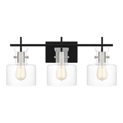 Quoizel Lighting Pensbury 3 - Light Vanity in  Matte Black