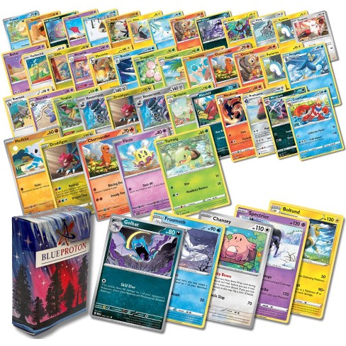 Exclusive Starter Bundle | 50 Genuine Cards | Includes 5 Guaranteed Reverse Holos | BlueProton Deck Box compatible with trading cards - image 1 of 4