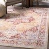 Nuloom Tinted Cartouche Medallion Vintage Indoor Area Rug - Orange 4' 3" x 6' 6" - 2 of 4