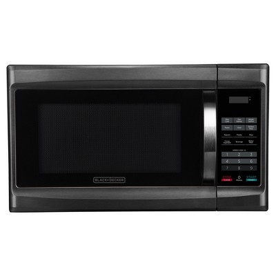 BLACK+DECKER 1.1 Cu. Ft. 1000 Watt Microwave Oven, Stainless Steel