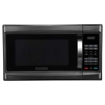 Mainstays 1.1 cu. ft. Countertop Microwave Oven, 1000 Watts, Black, New