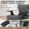 EAGLE PEAK Urban Slate 7 Piece Modern Outdoor Patio Furniture Set, Couch, Patio Chairs, Coffee Table, and Side Table - 4 of 4