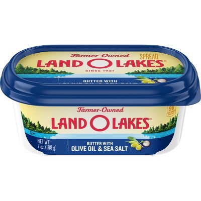 Land O Lakes Spreadable Butter with Olive Oil & Sea Salt - 7oz