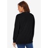 Woman Within Plus Size Perfect Long-Sleeve Cardigan - 3 of 4