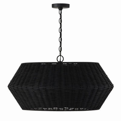 Capital Lighting Boca 6 - Light Pendant in  Matte Black