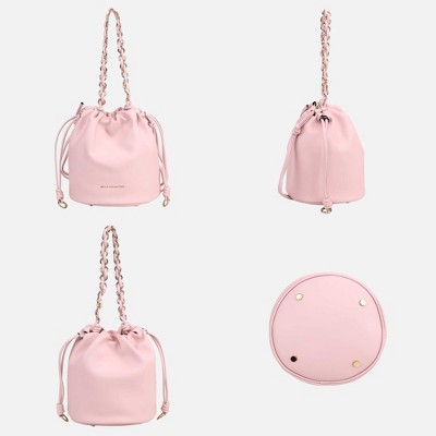 MKF Collection Paityn Women’s Bucket Crossbody Shoulder Bag with Drawstring Closure by Mia K — фото 5