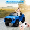 Ride on Car for Kids, Licensed Toyota Ride on Truck, Battery Powered Electric Car with Remote Control, MP3, LED Lights, for 3+ - 2 of 4