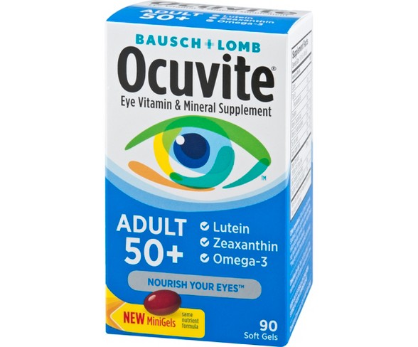 Ocuvite Eye  and Mineral Dietary Supplement Soft Gels - 90ct