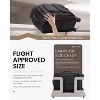 LOVEVOOK Carry On Luggage 22x14x9 Airline Approved, 22 Inch Softside Suitcases with Spinner Wheels - 3 of 3