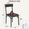 Dining Chairs Set of 2, Upholstered Dining Chairs with Back - 2 of 4