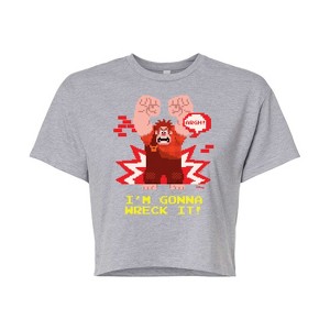 Women's - Disney - I'm Gonna Wreck It Cropped Graphic T-Shirt - 1 of 4