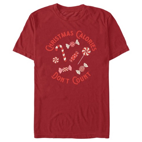 Men's Lost Gods Christmas Calories Don't Count T-shirt : Target