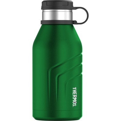 Thermos 32 oz Canteen Hydration Bottle W Silicone Sleeve - Green