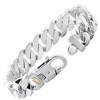 Pompeii3 Men's Designed 14k Gold (115gram) or Platinum (186gram) 14.5mm Bracelet 8.75" - 2 of 4