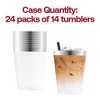 Smarty Had A Party 10 oz. Clear w/ Metallic Silver Rim Tumblers - 336 pcs - 4 of 4