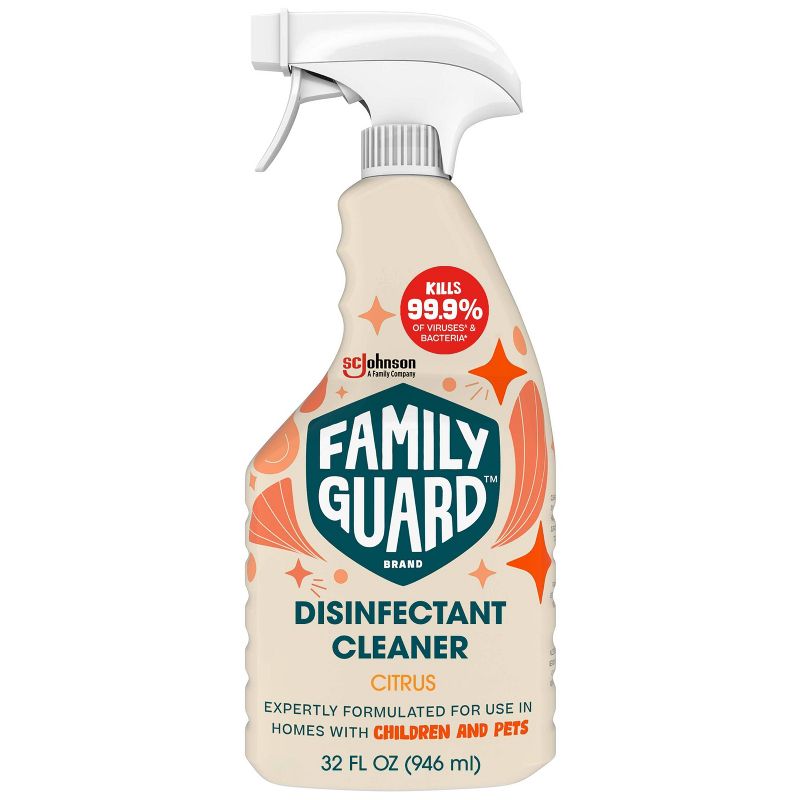 Family Guard Citrus Guard Disinfectant Cleaner - 32oz, 1 of 13