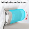 PAGED Mesh Office Chair Adjustable Height Desk Chair Ergonomic Gaming Chair with Flip Armrest, Rolling Wheels for Office - 3 of 4