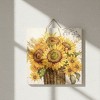 Canvas Wall Decor Sunflower Theme – 24 x 24 Inch by Manual Woodworkers - 3 of 3