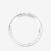 GILDED 1/10 ctw Lab Grown Diamond Stackable Band Ring for women in 14KT Gold Plated or 925 Sterling Silver | Size 7 - 3 of 4