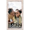 PosterPalooza | Panoramic Shabby Chic White Picture Frame - UV Acrylic, Foam Board Backing, Hanging Hardware - 2 of 4