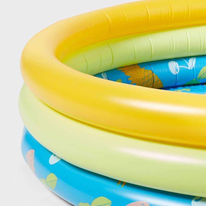 Inflatable 3-Ring Pool - Sun Squad™, 3 of 7